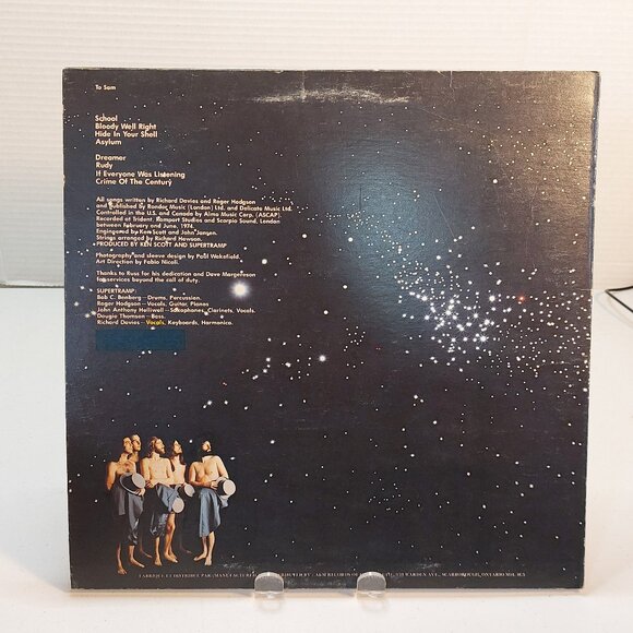 SuperTramp ~  Crime of The Century (Vinyl LP, 1974) - Picture 4 of 4